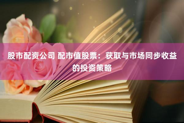 股市配资公司 配市值股票：获取与市场同步收益的投资策略